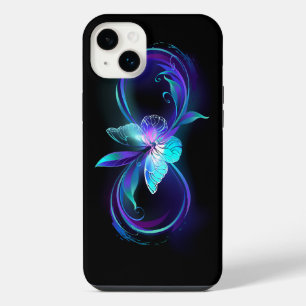Funda Para iPhone 14 Plus Infinito Brillante con Mariposa Mágica