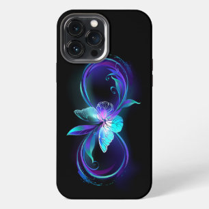 Funda Para iPhone 13 Pro Max Infinito Brillante con Mariposa Mágica