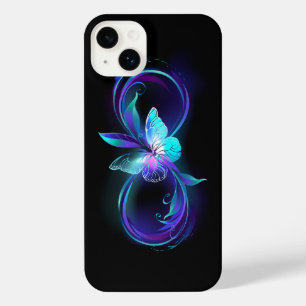 Funda Para iPhone 14 Plus Infinito brillante con mariposa mágica