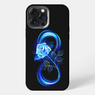 Funda Para iPhone 13 Pro Max Infinito brillante con rosa azul
