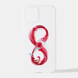 Funda Para iPhone 12 Pro Infinito con vino Rojo