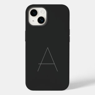 Funda Para iPhone 14 Inicial moderna simple monogramada