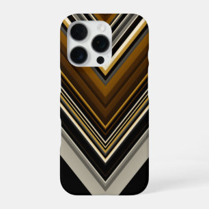 Funda Para iPhone 16 Pro Iniciales abstractas y personalizados modernas de