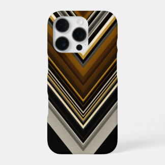 Funda Para iPhone 16 Pro Iniciales abstractas y personalizados modernas de