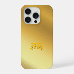 Iniciales góticas con patrón de gradiente de oro d