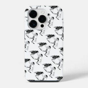 Funda Para iPhone 14 Pro Insectos antiguos bailando; Mosca azulada