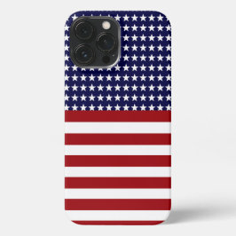 Funda Para iPhone 13 Pro Max Inspiración de bandera patriótica estadounidense