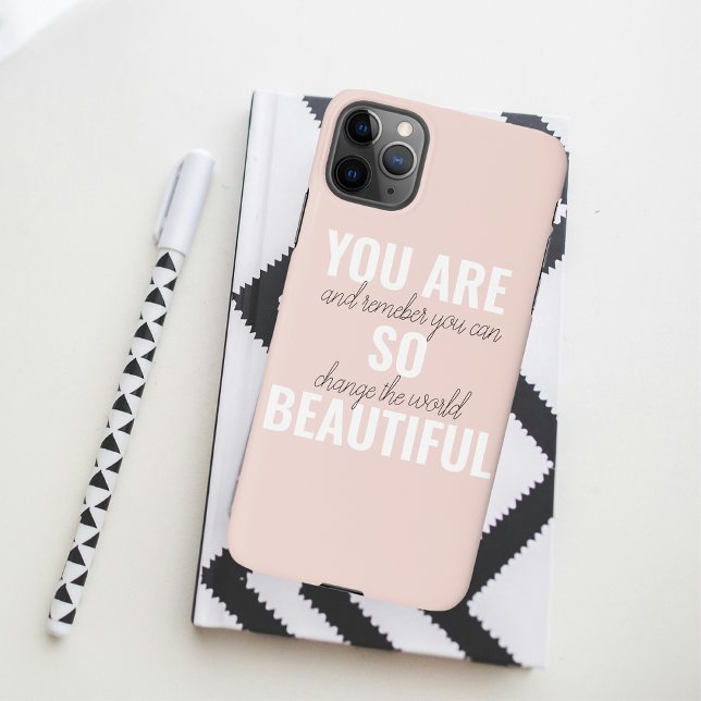 Funda Para iPhone Inspiración, Eres Tan Hermosa Cita Positiva (Subido por el creador)