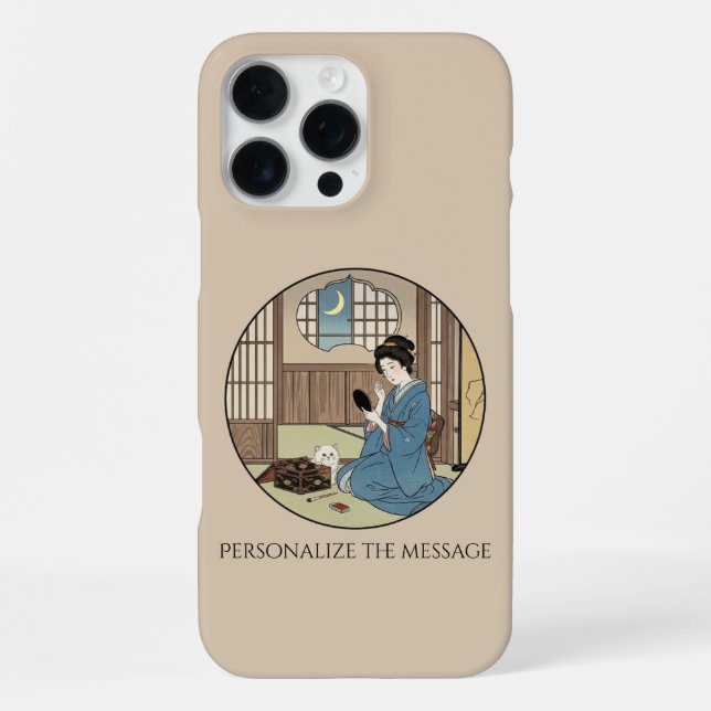 Funda Para iPhone Inspirado en Ukiyo-e – JAPÓN Dramático (Reverso )