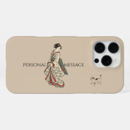 Funda Para iPhone 16 Pro Max Inspirado en Ukiyo-e – JAPÓN Dramático