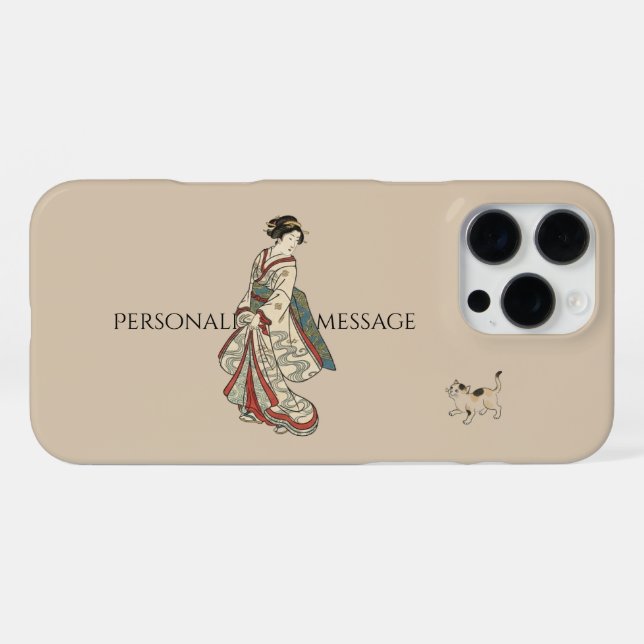Funda Para iPhone Inspirado en Ukiyo-e – JAPÓN Dramático (Reverso Horizontal)