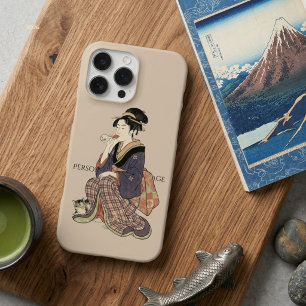 Funda Para iPhone 16 Pro Max Inspirado en Ukiyo-e – JAPÓN Dramático