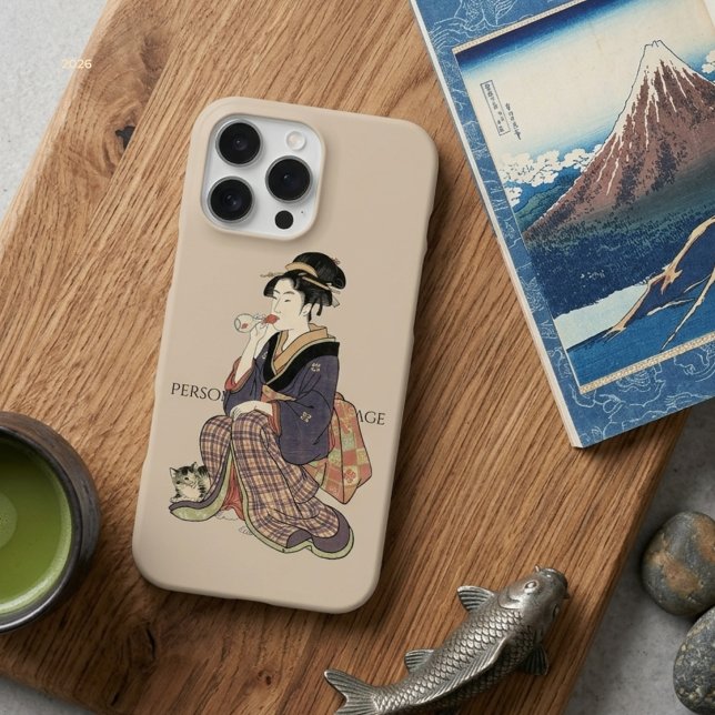 Funda Para iPhone Inspirado en Ukiyo-e – JAPÓN Dramático (Subido por el creador)