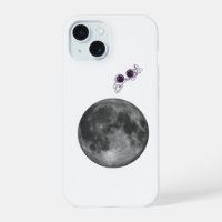 Funda para iPhone / iPad Astronauta y Luna Espacio