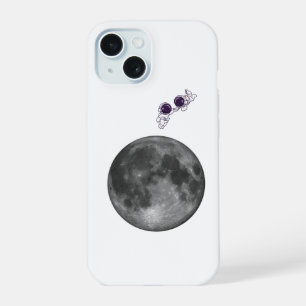 Funda para iPhone / iPad Astronauta y Luna Espacio