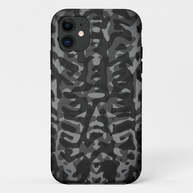 Funda para iPhone / iPad camuflaje rallado. (Reverso)