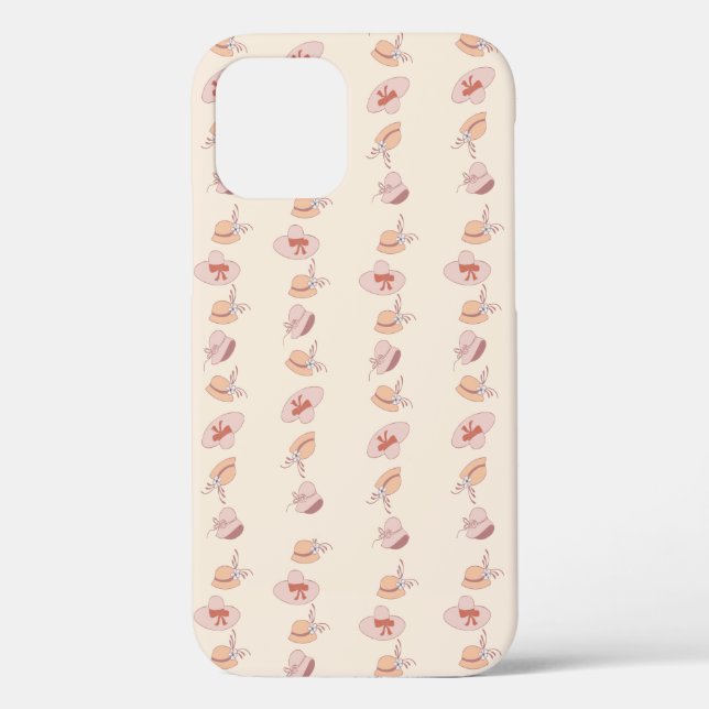 Funda para iPhone/iPad con diseño de sombreros. (Reverso )