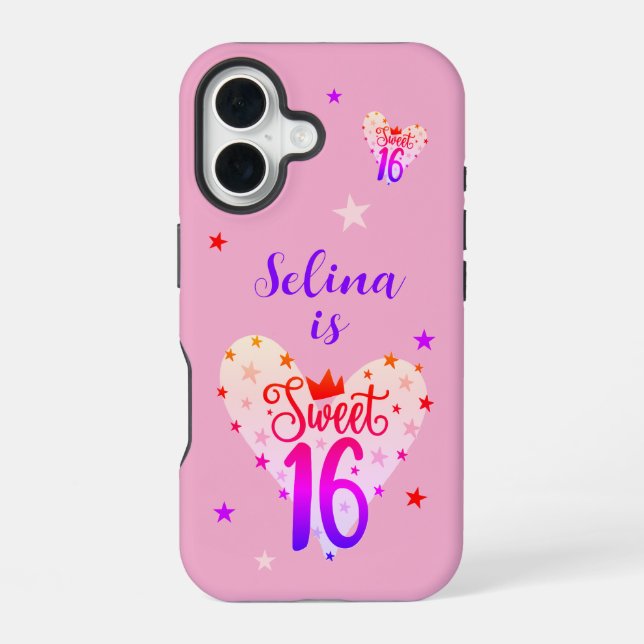Funda para iPhone / iPad Cumpleaños Sweet 16 (Reverso )