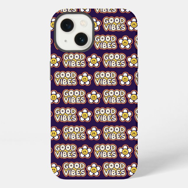 Funda para iPhone / iPad Daisy Good Vibes (Reverso )