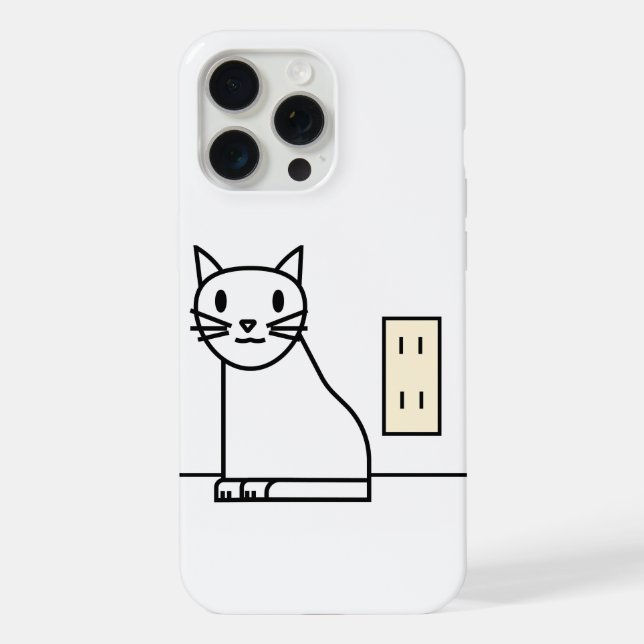 Funda para iPhone / iPad de gato adorable (Reverso )