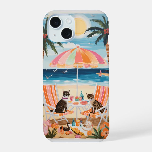 Funda para iPhone / iPad de gatos (Reverso )