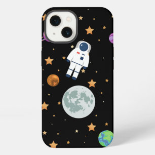Funda para iPhone / iPad de luna espacial