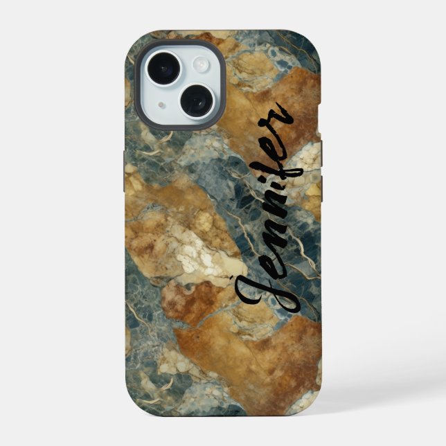 Funda para iPhone / iPad de mármol Agate (Reverso )