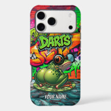 Funda para iPhone / iPad de rana de dardos de graf