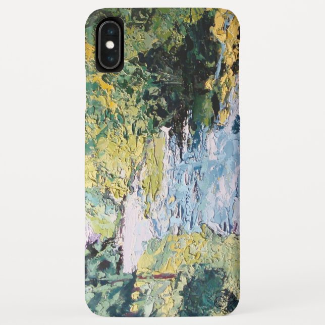 Funda para iPhone / iPad, Imagen de mi obra Viendo (Reverso)