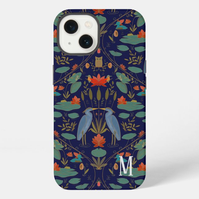 Funda para iPhone / iPad Monogram Arts & Crafts Ga (Reverso )