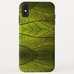 Funda para iPhone / iPad verde con hoja de planta