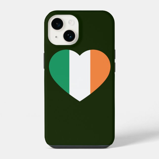 Funda Para iPhone Iphcnt irlandés Heartflag (Reverso )