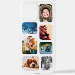Funda Para iPhone 12 Pro Max iPhone12 Pro Max Collage de fotos plantilla iP red