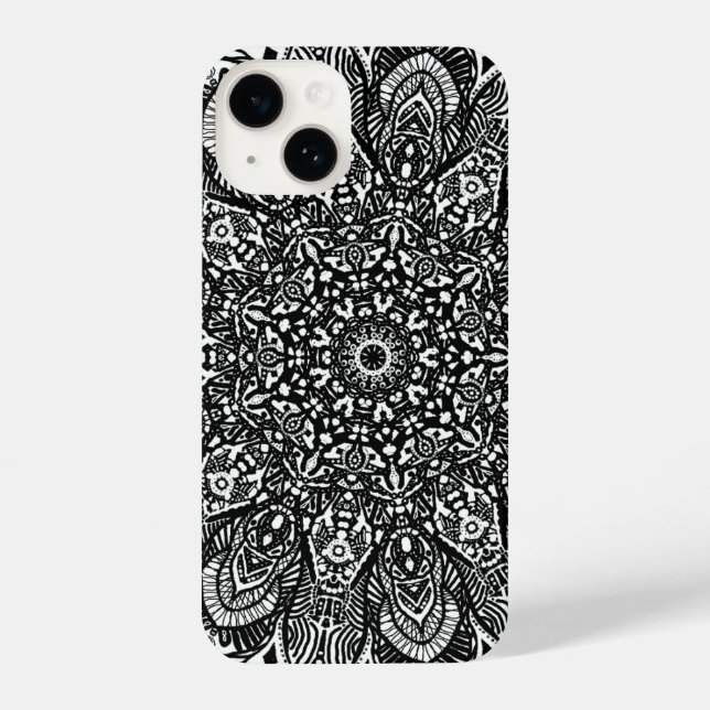 Funda Para iPhone iPhone 11 Mandala Star con color (Reverso )