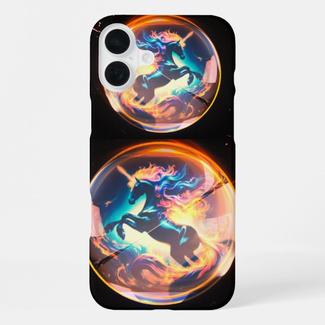 Funda Para iPhone iPhone 16 de Unicorn más funda (Reverso )
