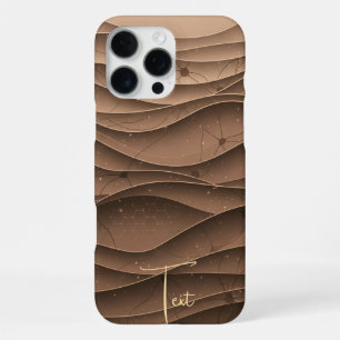 Funda Para iPhone 16 Pro Max iPhone 16 Diseño de titanio de desierto personaliz