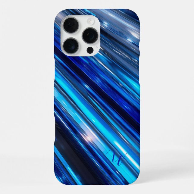 Funda Para iPhone iphone 16 pro max metálico azul (Reverso )