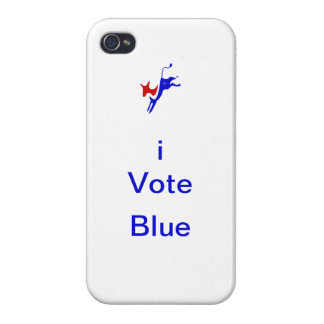Carcasa Para iPhone 4 iPhone 4" caja azul del iVote"