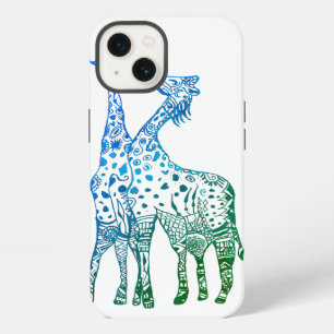 iPhone 6/6s, Jirafas Azules Verdes Extremos Duros
