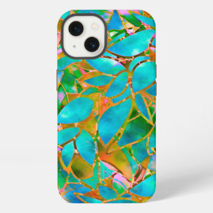 iPhone 7 Vidrio de manchas florales Tough Xtreme F