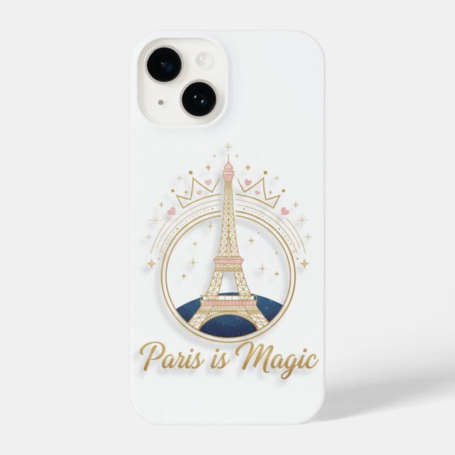 Funda Para iPhone iPhone Case - Paris Elegant Eiffel Tower (Reverso )