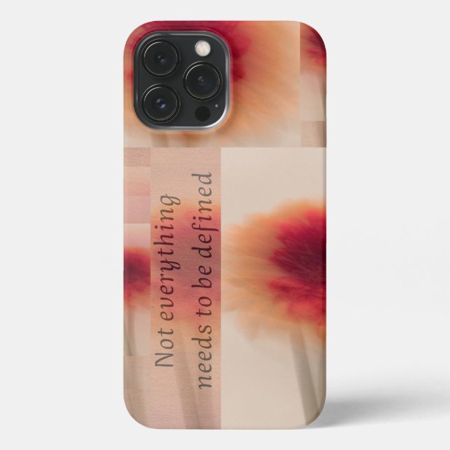 Funda Para iPhone iPhone Case | Soft Floral Quote Aesthetic (Reverso )