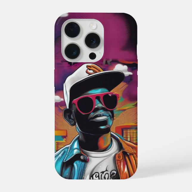 Funda Para iPhone Iphone Case - Street graffiti art RAP and Hip Hop (Reverso )