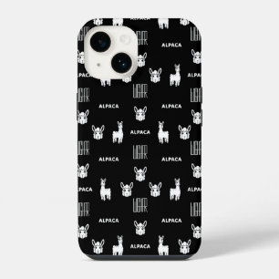 Funda Para iPhone 14 iPhone de Alpaca Blanco y Negro 14 Fundas de Wigha