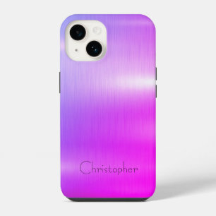 Funda Para iPhone 14 Iphone de impresión de acero inoxidable con violet