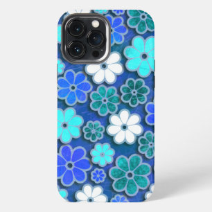 Funda Para iPhone 13 Pro Max iPhone Hippie Azul Oscuro iPhone 13 Hippie de lo