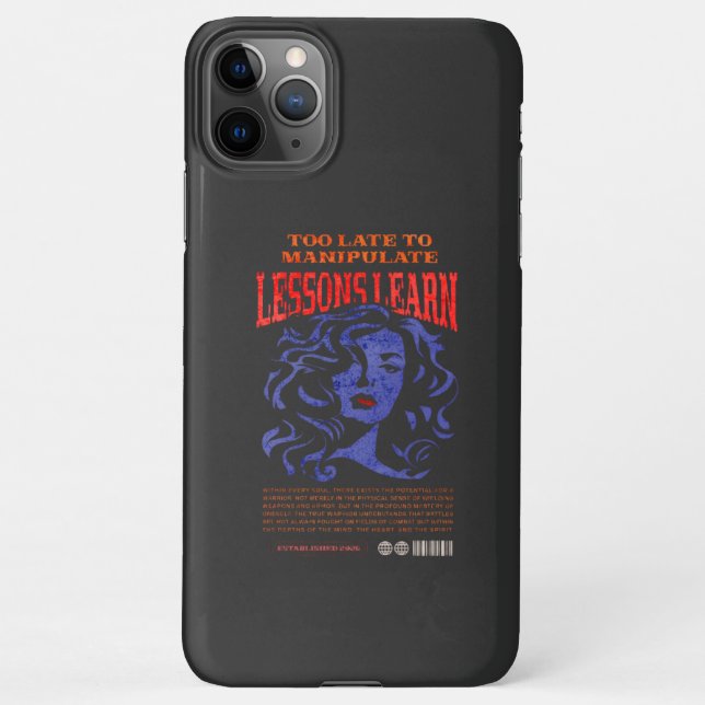 FUNDA PARA iPhone IPHONE MANIPULATE LESSONS LEARN PHONE CASE  (Reverso)