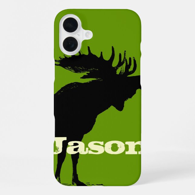 Funda Para iPhone iPhone personalizado de Moose (Reverso )