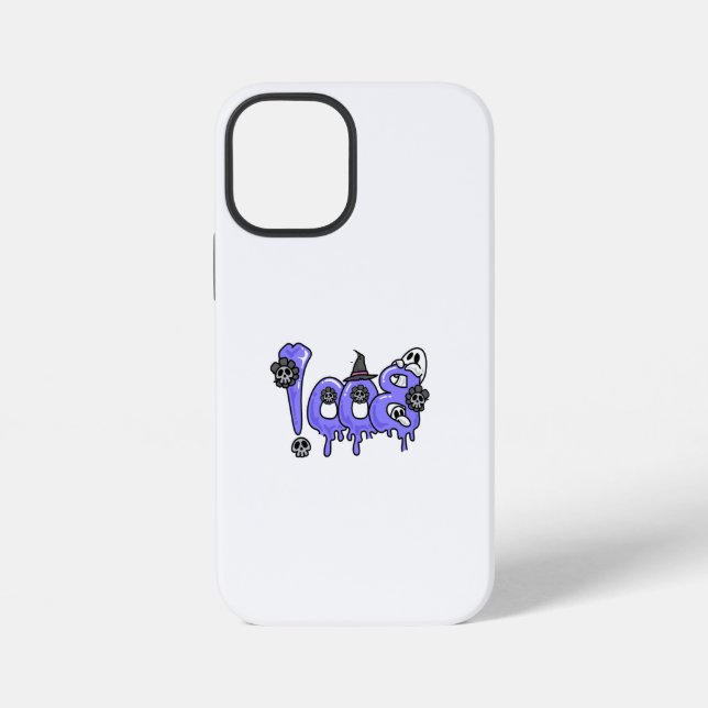 Funda Para iPhone  iPhone with a clear case  "BOO!" design  (Reverso )