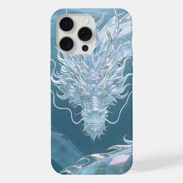 Funda Para iPhone Iridescent Water Dragon Art Fantasy Dragon Design  (Reverso )